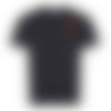 T -shirt del logo del cuore - nero