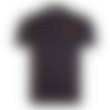 Polo Shirt Heart Logo - Nero