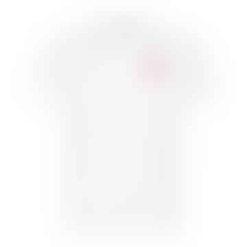 Polo Shirt Heart Logo - White