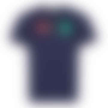 Triple Heart Logo T -Shirt - Marine
