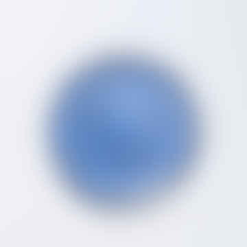 Fuego de hielo Vívido Azul Azul Placa de ensalada de cerámica 22 cm