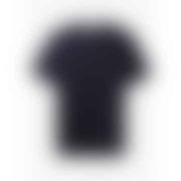Herren Johannes Bio-Logo-T-Shirt in dunklem Marineblau