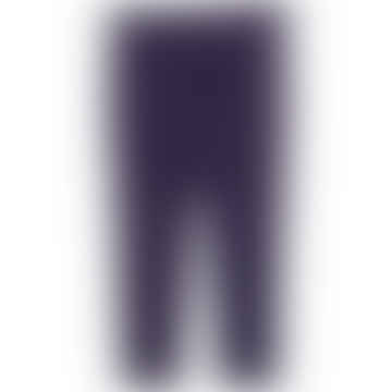 Wool Pleated Chino Pants In Purple