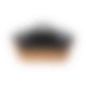 Casseruole retto nero ensemble con vassoio di sughero 24 cm 0,87L