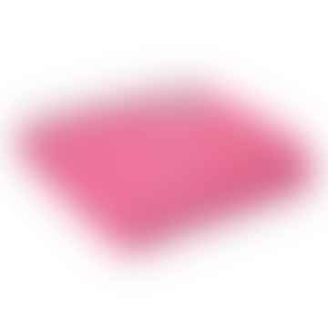 Pink & Silbergrau reiner neuer Wollfischgrätenwurf | 150 cm x 183 cm