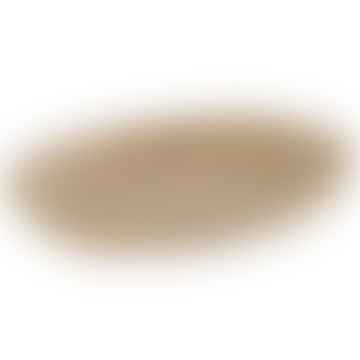 Cuenco Ovalado Madera Paulonia 38 x 28 cm