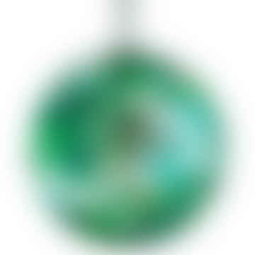 Glass Bauble In Emerald