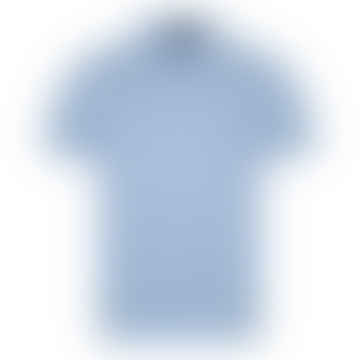 Zip Polo Shirt - Austin Blue