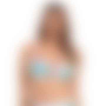 Kiawah Island U/W Full Cup Bikini Top In Aqua