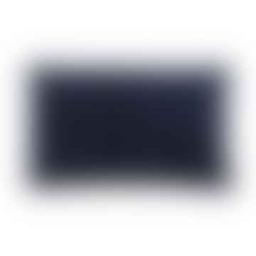 Cuscino Castore con ripieno, velluto blu scuro, 40x65 cm