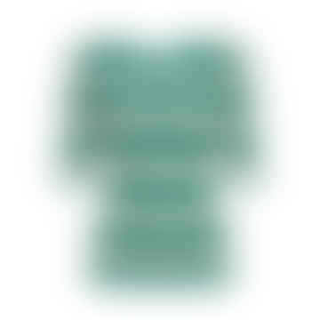 Fanto Short Sleeved Knit-Pepper Green Stripes-20120124