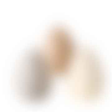 Feder gesprenkelte Eierkerzen: braun, grau oder cremesweiß