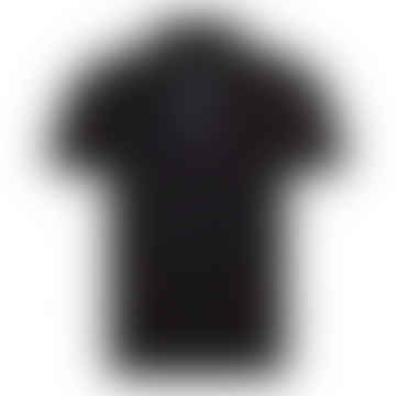Zip Polo Shirt - Black