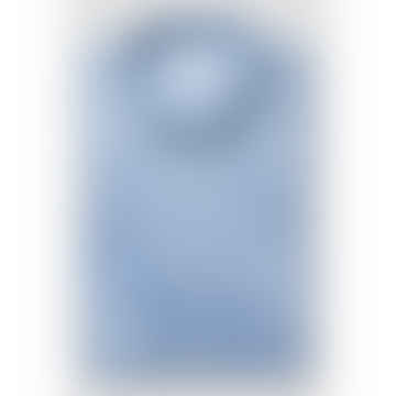 - Fixage contemporain bleu clair Filo Di-Scorzia Tripted Shirt 10001170021