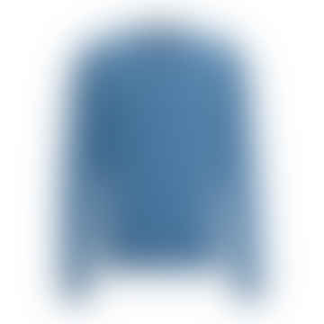 Boss - maglione di cotone a V Pacello Light Pastel Blue V -Neck 50506042 459