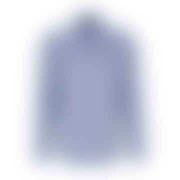 Roan Open Blue Slim Fit Camisa de algodón Oxford con cuello de botón 50509221 479