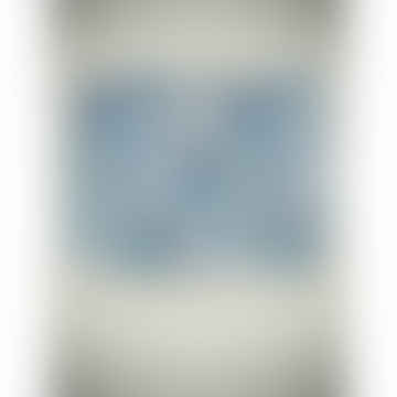 Vesto rettangolare "Rousseau" blu - 43x33 cm