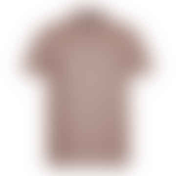 Palm Tree Short Sleeve Shirt - Powder Pink