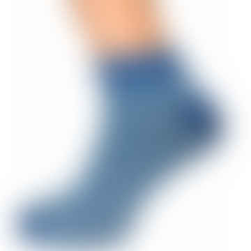 7-11 Bambusstrainer Socken Blaue Streifen