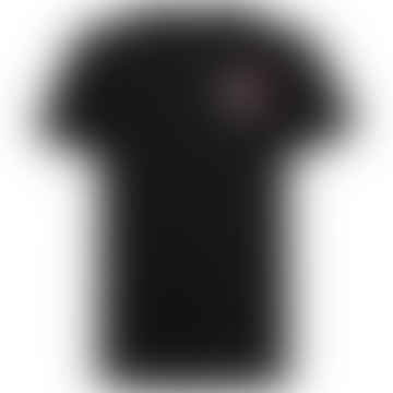 Camiseta de bandera esencial de Tommy Jeans Slim - Negro