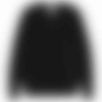 Maglione dell'equipaggio di grandi dimensioni - nero