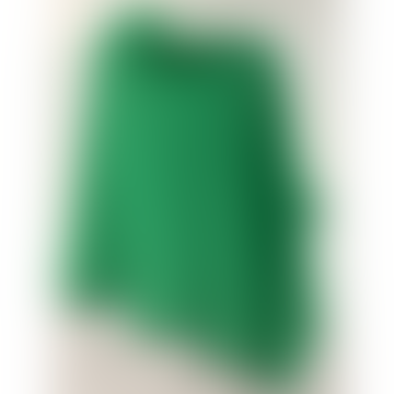 Cashmere Fresh Green Rib Detail Poncho Lrac3-240
