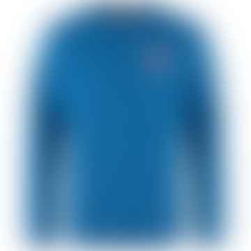 1960 Logo Abzeichen Sweatshirt Alpine Blau