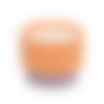 Vela de bloque de color naranja - Violeta y vainilla