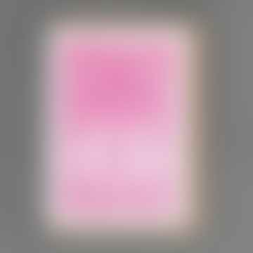 William Morris Tarjeta tipográfica - Pink