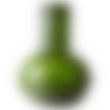Grüne Glasgeblasene Vase m
