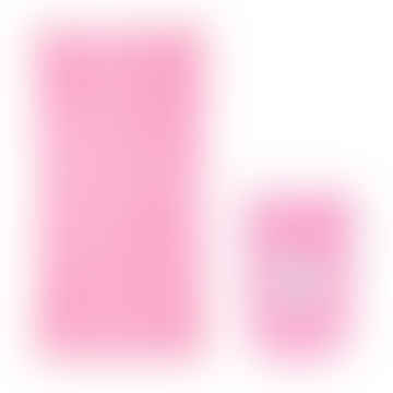 Stripe de serviette sèche rapide Phi Pink XlARGE 200x90cm