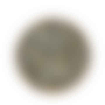 Tazón de pavo real gris medio - 25 cm