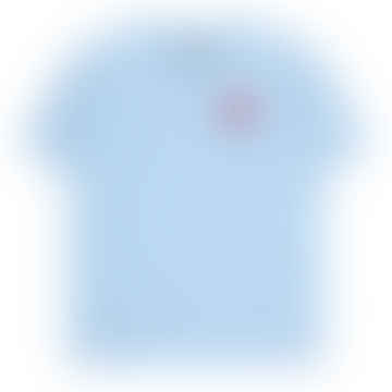 Japanische Sonnungsversorgung kurzärmeliges T-Shirt (ruhig blau)