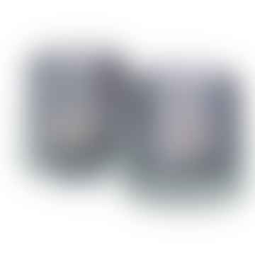 Bravita Grey Glass Tealight Holder : Bumps or Lines