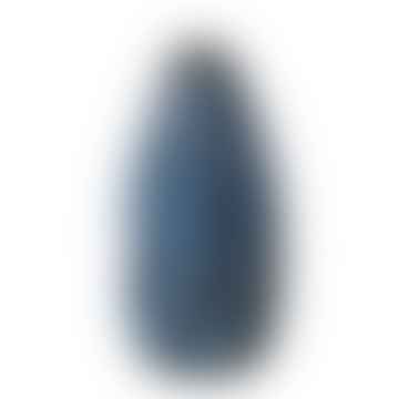 Vase azul de diseño plegado de Storma