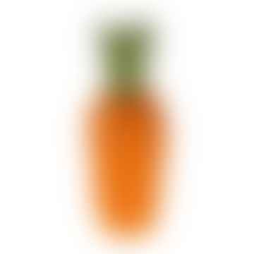 Vase en forme de carotte orange