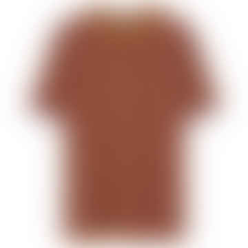 Zelai-Streifen-T-Shirt Karamell