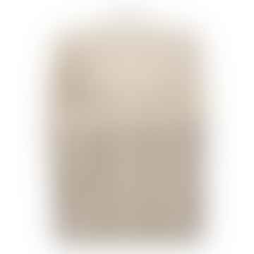 Panier de stockage 23x9x37 cm. Fer brun et textile beige