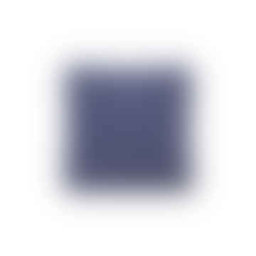 Indigo Blue Leaf Block Cushion Cover, 50 X 50 Cm