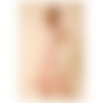 Bouton Halebob Multi motif Robe midi à manches courtes Col: rose / crème M