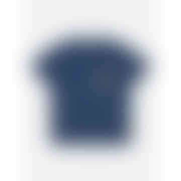 30611 Print Pocket T Shirt In Organic Jersey Navy