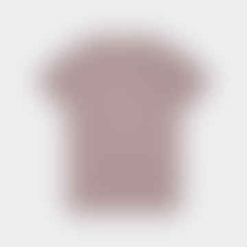T-shirt regolare di melange viola
