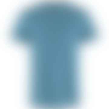 Hanf kurzärmeliges T-Shirt (Morgendämmerblau)