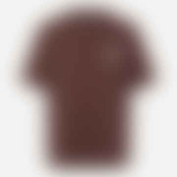 Sawind uni t camiseta fósil de piedra marrón