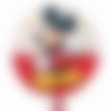 Mickey -Porträt Mylar Ballon