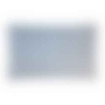 Horizon -Kissenbedeckung 40x60 cm in Mitternachtsblau in 50% Alpaka & 40% Schafwolle