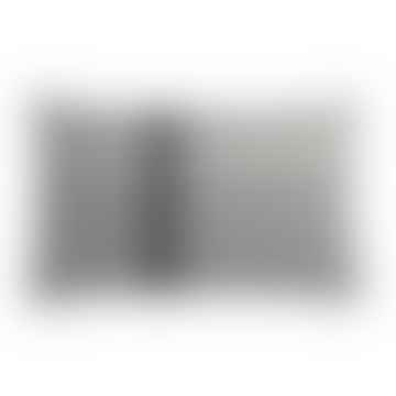 Manhattan Kissenbedeckung 40x60 cm in Grau in 50% Alpaka & 40% Schafwolle