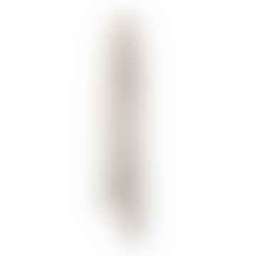 Sein & ihr Schal in Beige/Weiß 30x200 cm in 100% Baby Alpaka Wolle