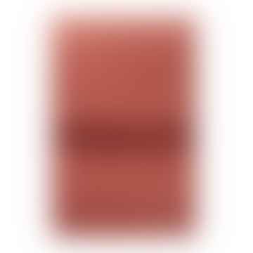 Klassischer Wurf rosty rot in 50% Alpaka & 40% Schafwolle 130x200 cm