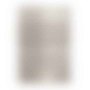 Sussurro lancio in beige/bianco in lana alpaca al 100% 130x200 cm